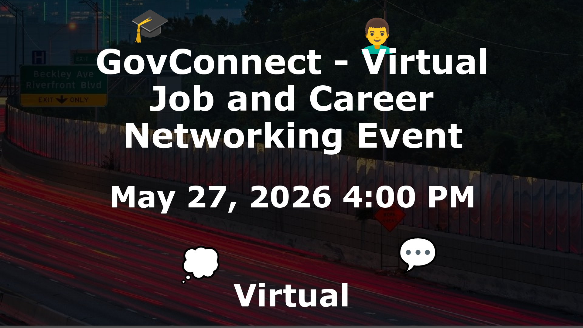 GovConnect - Virtual Job and Career Networking Event event image